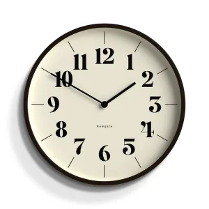 Mr Clarke Hopscotch Clock, D40.5cm, Dark Wood kitchen island, storage cart