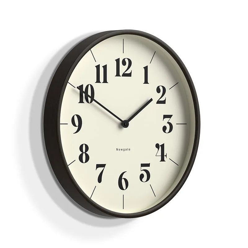 Mr Clarke Hopscotch Clock, D40.5cm, Dark Wood