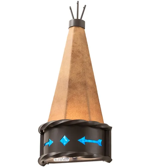 Native Trails Artisan Wall Sconce with Rustic Cone Design