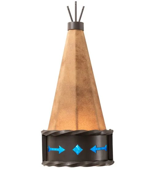Native Trails Artisan Wall Sconce with Rustic Cone Design