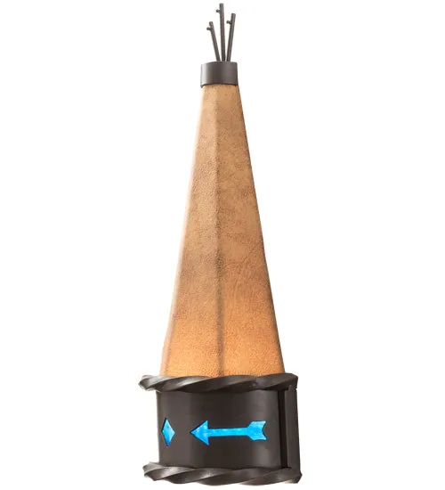 Native Trails Artisan Wall Sconce with Rustic Cone Design