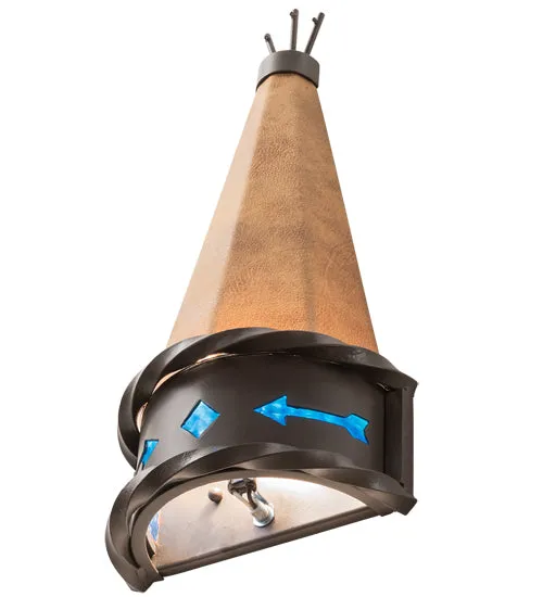 Native Trails Artisan Wall Sconce with Rustic Cone Design