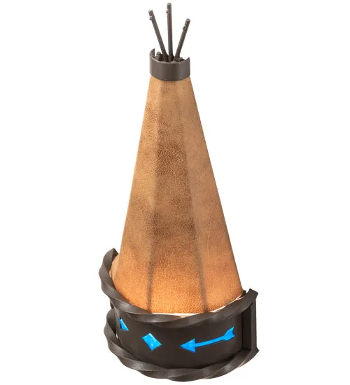 Native Trails Artisan Wall Sconce with Rustic Cone Design