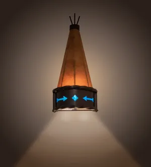 Native Trails Artisan Wall Sconce with Rustic Cone Design dining table decor, bar servingware