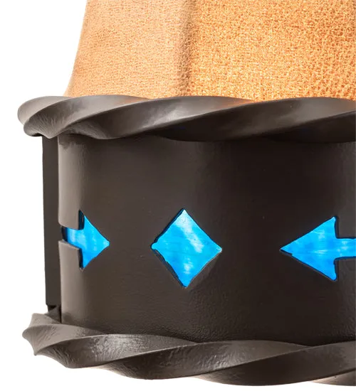 Native Trails Artisan Wall Sconce with Rustic Cone Design