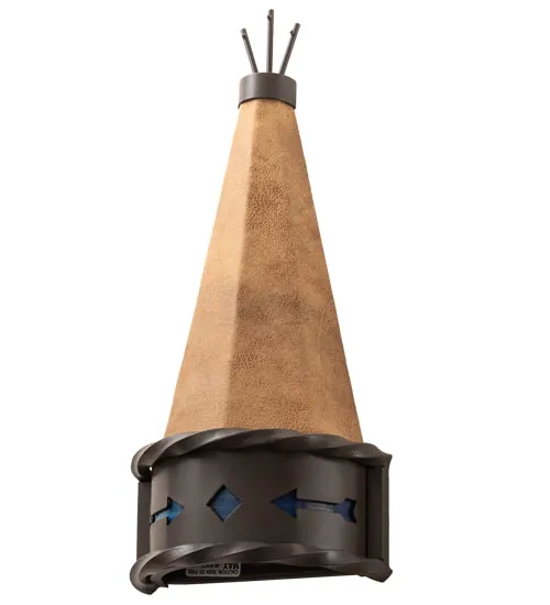 Native Trails Artisan Wall Sconce with Rustic Cone Design