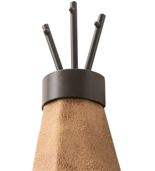 Native Trails Artisan Wall Sconce with Rustic Cone Design