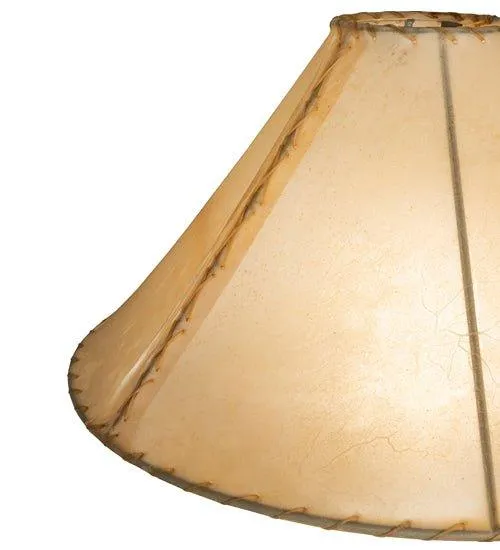 Natural Rawhide Lamp Shade 24"