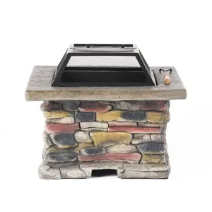 Natural Stone Fire Pit - NH396732 patio chairs, outdoor seating