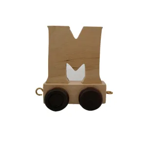 Natural Wooden Letter M, Natural kitchen island, storage cart