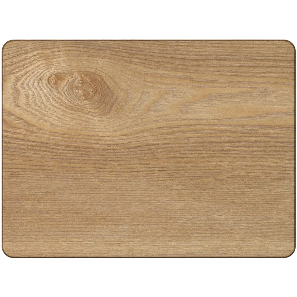 Naturals Oak Veneer Mats, Set of 4