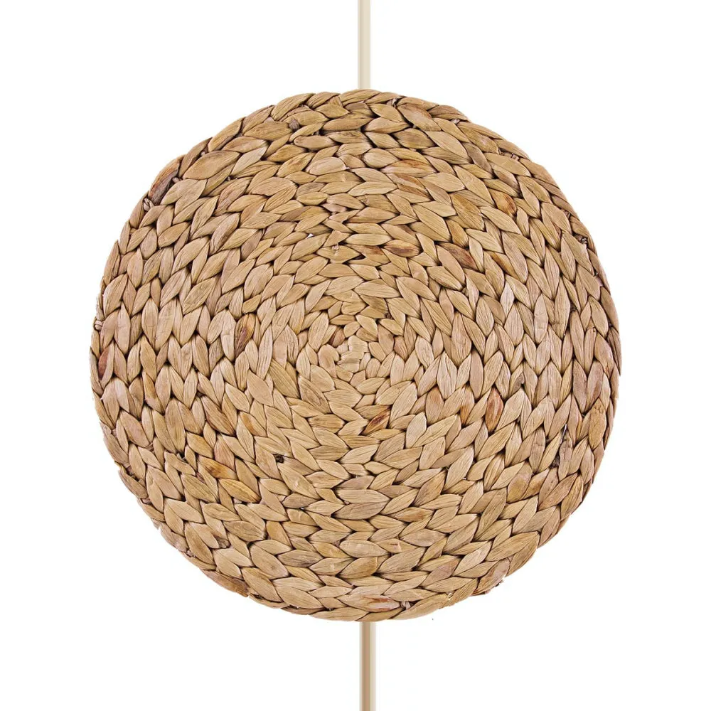 Naturals Water Hyacinth Round Woven Mat, Set of 4