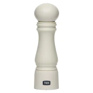 New York Mini Grinder, H12cm, White napkin rings, dining placemats