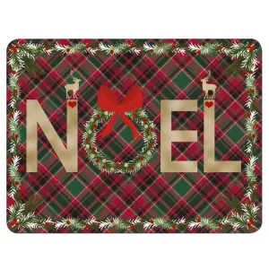 Noel Tartan Set of 6 Placemats, L29 x W29cm, Multi tufted headboard, king headboard