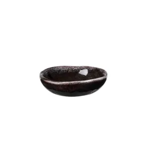 Nordic Coal Butter Bowl D7cm, Black napkin rings, dining placemats
