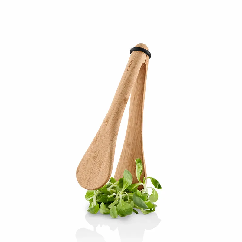 Nordic Kitchen Salad tongs, 26cm, Bamboo Wood