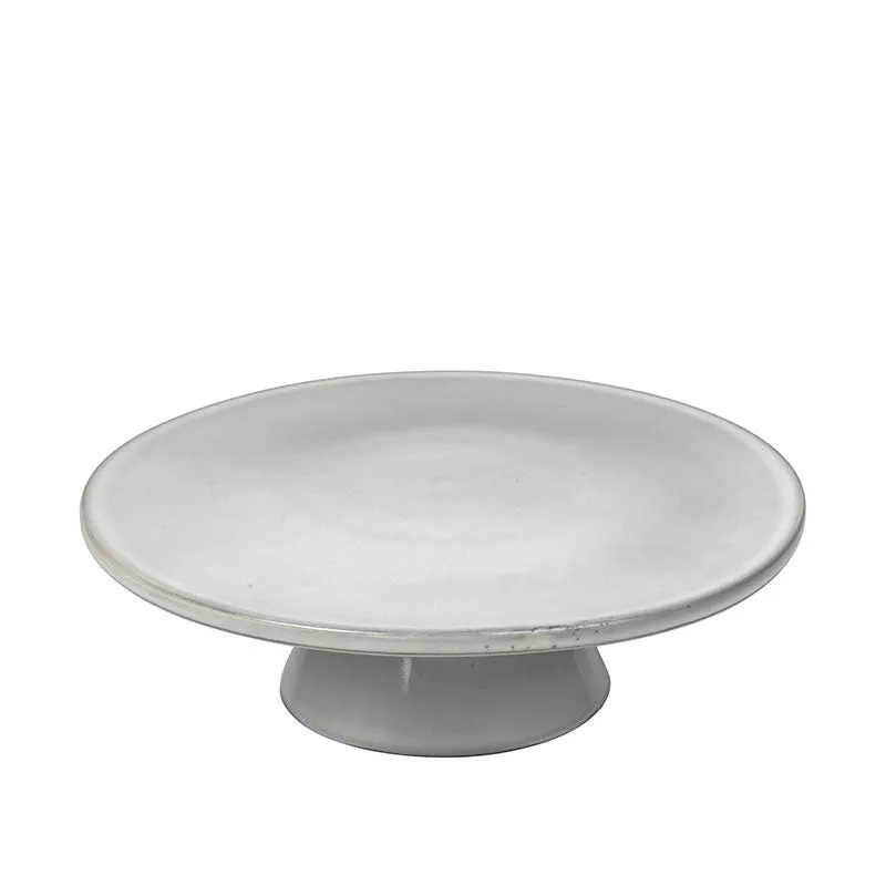 Nordic Sand Cake Plate D30cm, Natural napkin rings, dining placemats