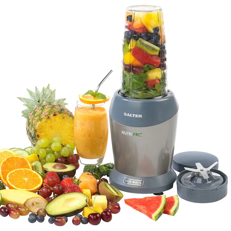 Nutripro 1000 Blender, 1L, Silver lamp shade, drum shade