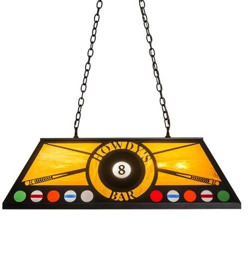 Oblong Pool Table Pendant Light