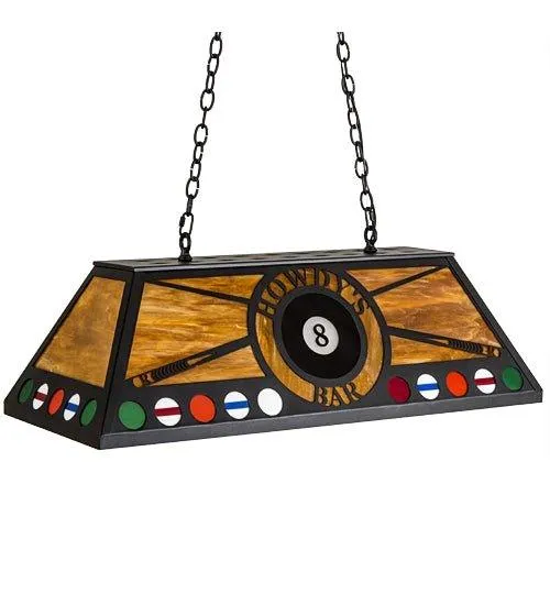 Oblong Pool Table Pendant Light