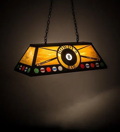 Oblong Pool Table Pendant Light