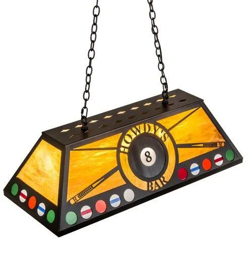 Oblong Pool Table Pendant Light