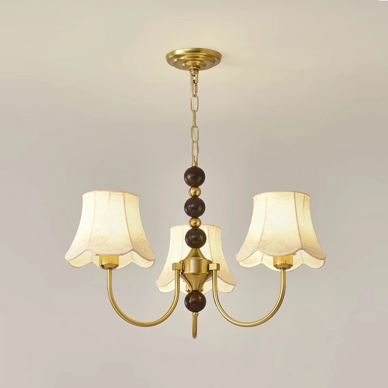 Orchid Fabric Chandelier