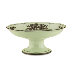 Oriente Italiano Bario Porcelain Fruit Stand napkin rings, dining placemats