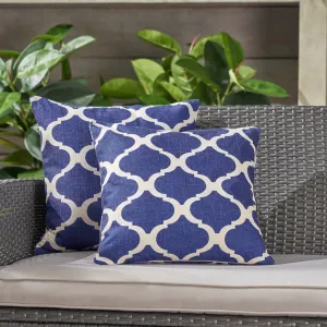 Outdoor 18-inch Water Resistant Square Pillows - NH115503 patio chairs, outdoor seating
