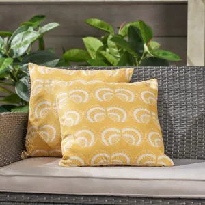 Outdoor 18-inch Water Resistant Square Pillows - NH605503 patio chairs, outdoor seating