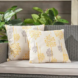 Outdoor 18-inch Water Resistant Square Pillows (Set of 2) - NH715503 patio chairs, outdoor seating