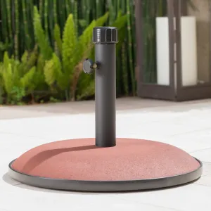 Outdoor 33 lbs Circular Concrete Umbrella Base - NH704003 patio chairs, outdoor seating