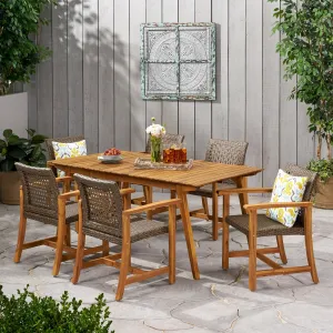 Outdoor 6 Seater Dining Set - NH533013 patio chairs, outdoor seating