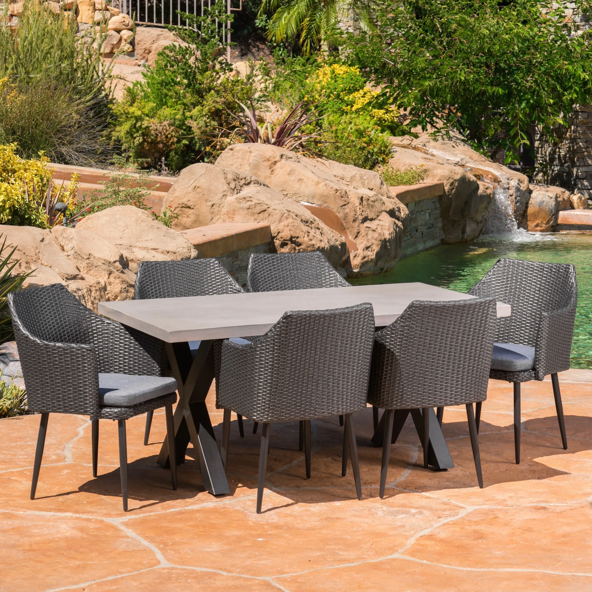 Outdoor 6 Seater Dining Set - NH612103