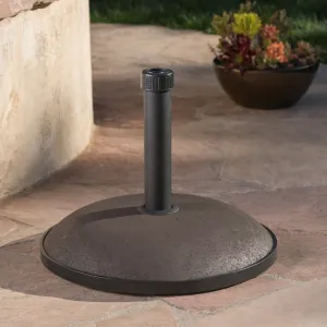 Outdoor 66 lbs Circular Concrete Umbrella Base - NH133932 patio chairs, outdoor seating