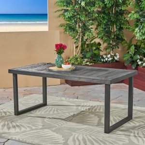 Outdoor 69-inch Acacia Wood Dining Table - NH330603 patio chairs, outdoor seating