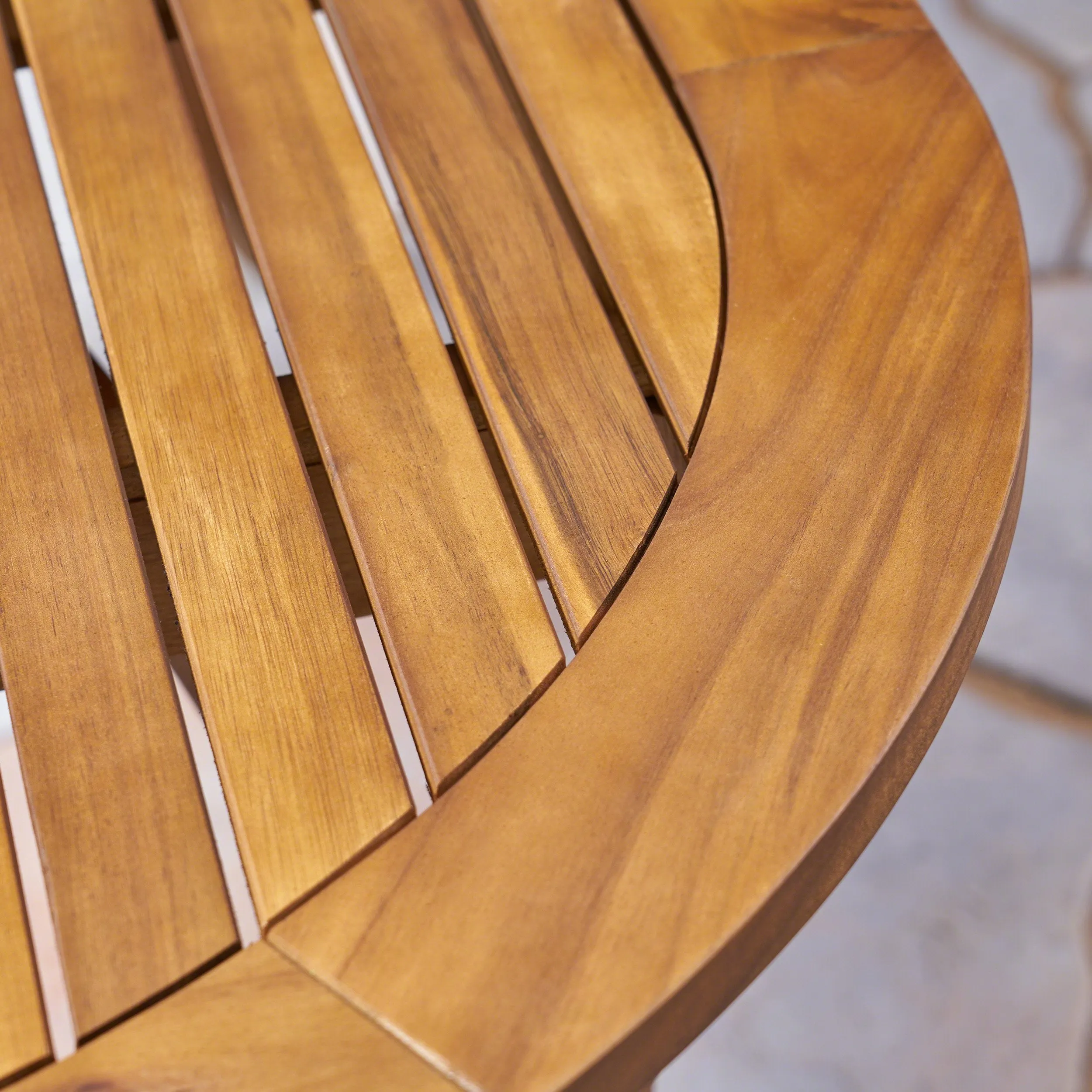 Outdoor 70-inch Oval Acacia Wood Dining Table - NH968403
