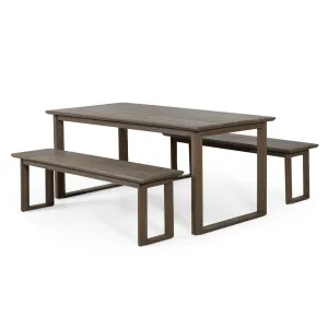 Outdoor Acacia Wood 3 Piece Picnic Set - NH106513 patio chairs, outdoor seating