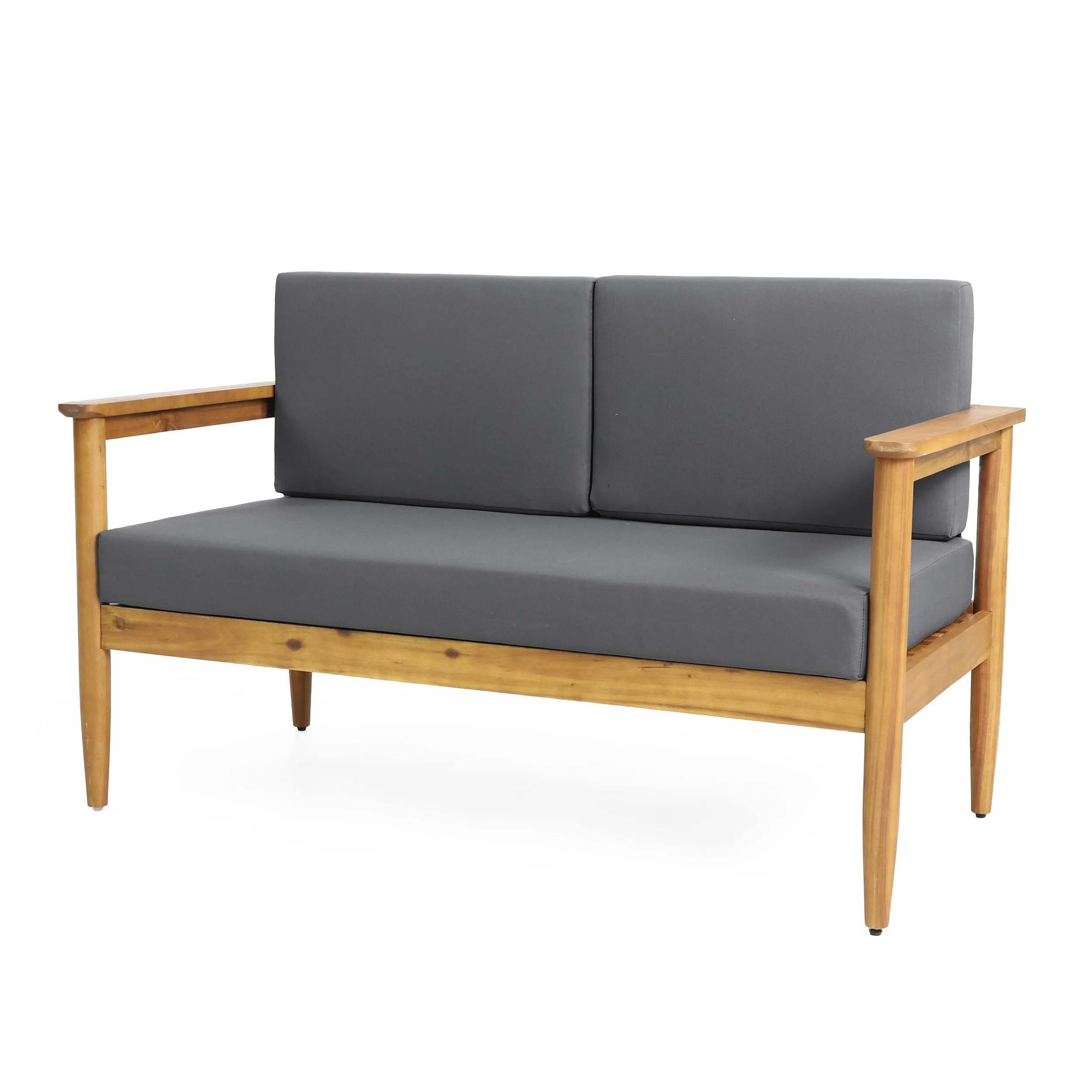 Outdoor Acacia Wood 4 Seater Chat Set - NH126313