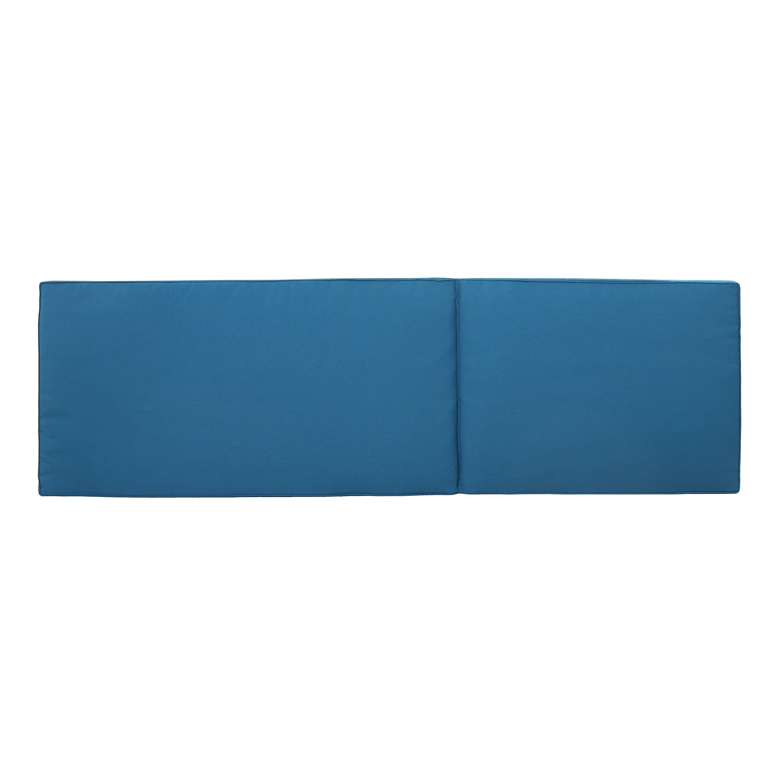 Outdoor Acacia Wood Chaise Lounge with Water Resistant Cushions, Set of 2 - NH148413