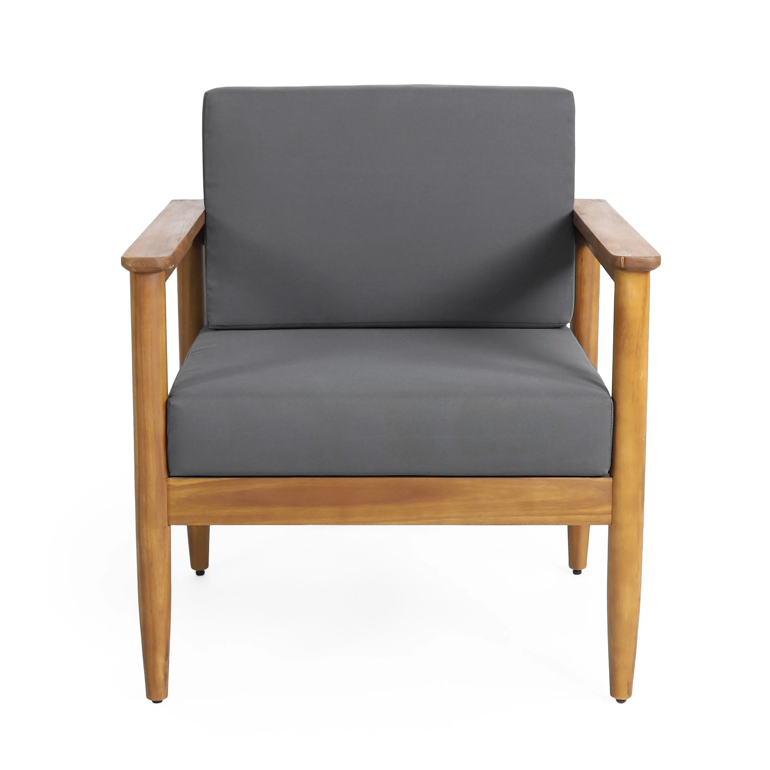 Outdoor Acacia Wood Club Chair (Set of 2) - NH916313