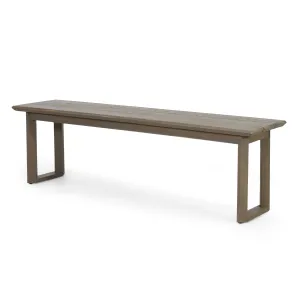 Outdoor Acacia Wood Dining Bench - NH226513 patio chairs, outdoor seating