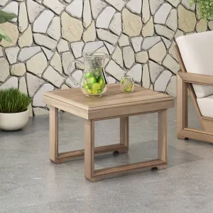 Outdoor Acacia Wood Side Table - NH239213 patio chairs, outdoor seating