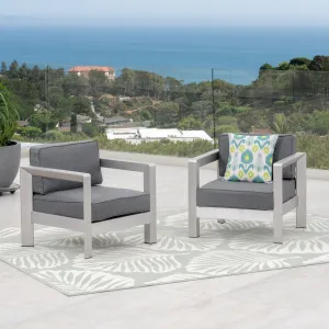 Outdoor Aluminum Club Chairs - NH264603 patio chairs, outdoor seating