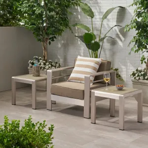 Outdoor Aluminum Side Table (Set of 2) - NH501903 patio chairs, outdoor seating