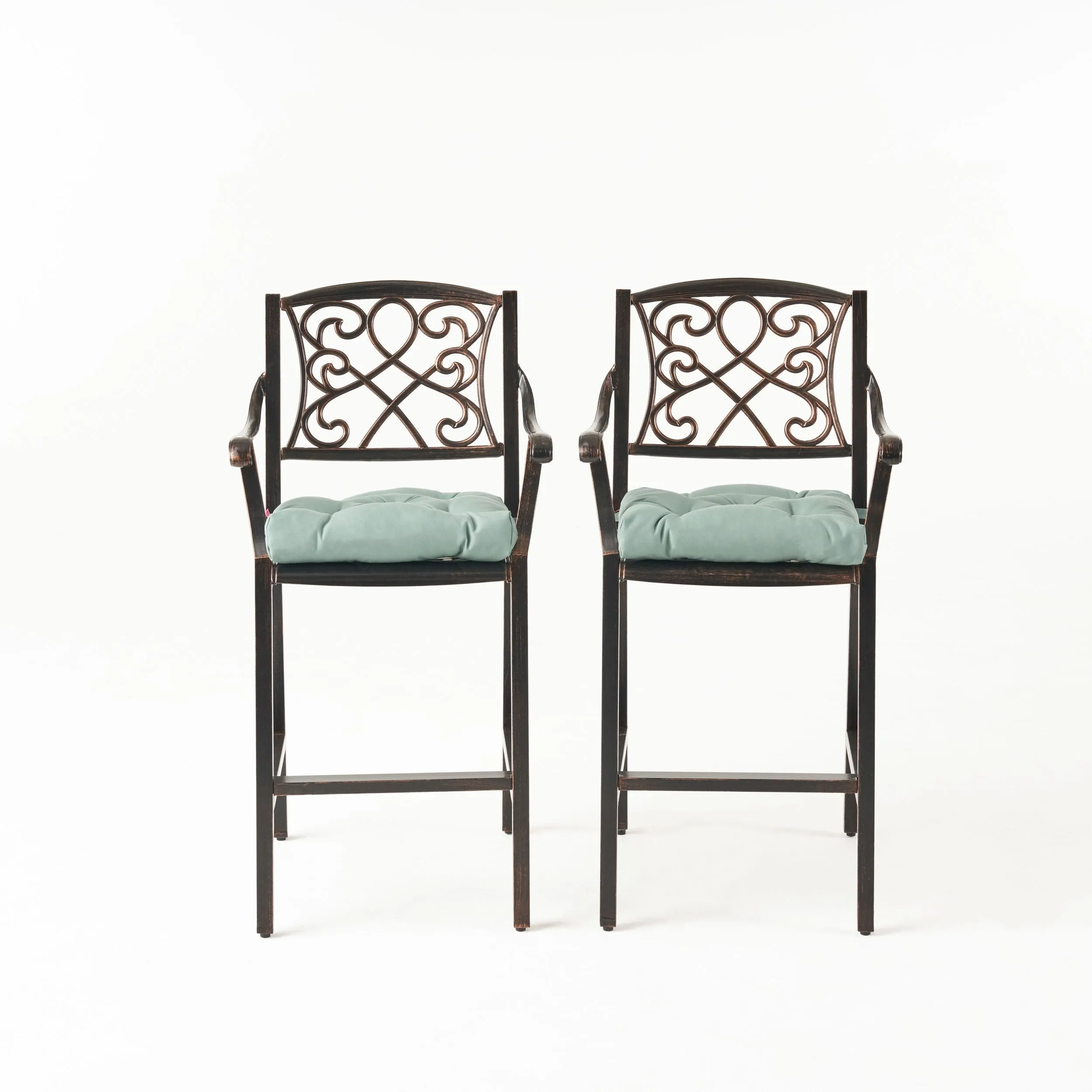 Outdoor Barstool with Cushion (Set of 2) - NH121013