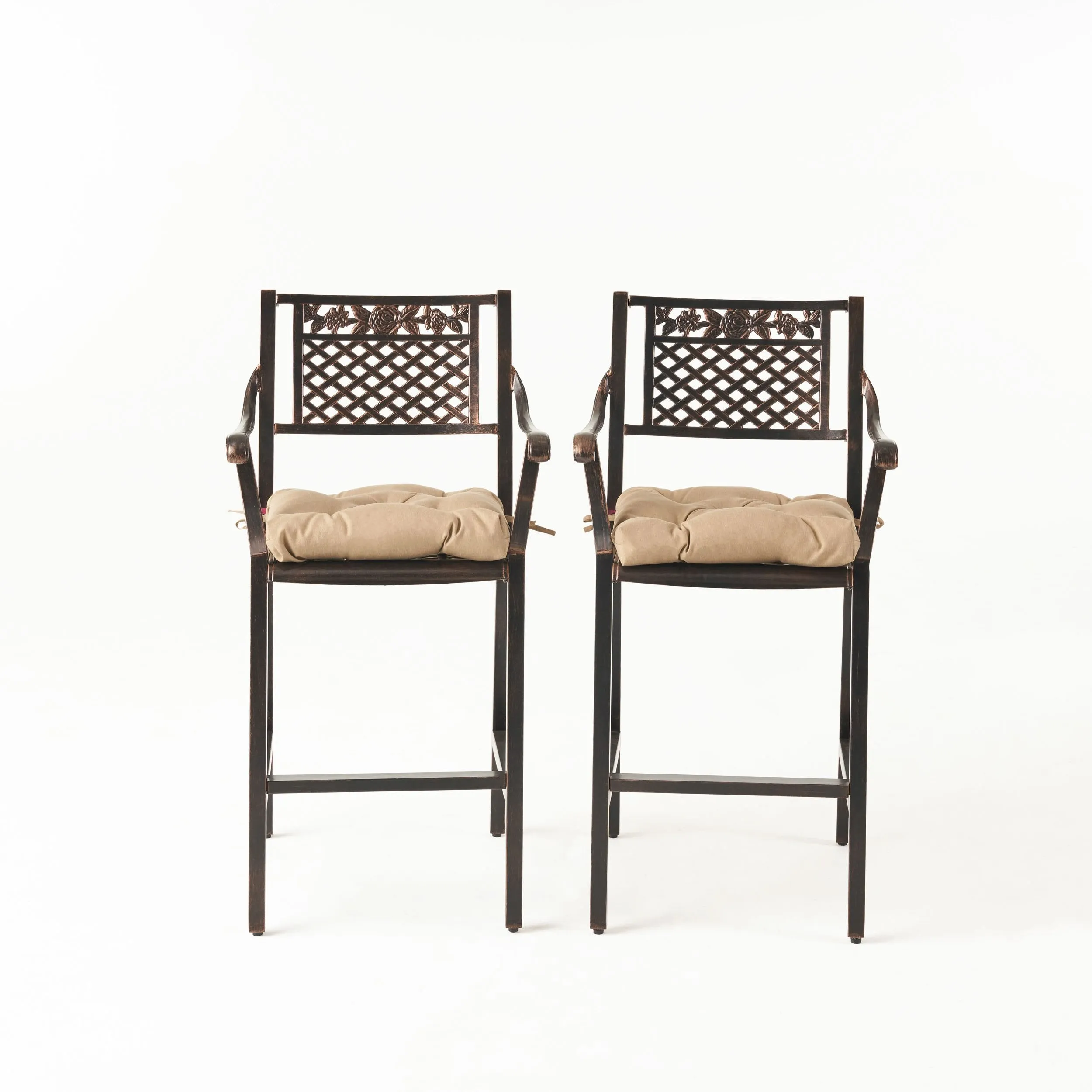 Outdoor Barstool with Cushion (Set of 2) - NH571013
