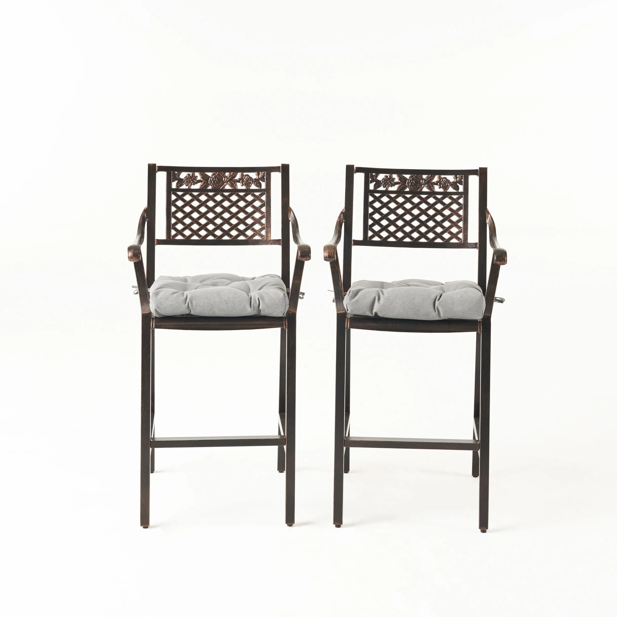 Outdoor Barstool with Cushion (Set of 2) - NH571013