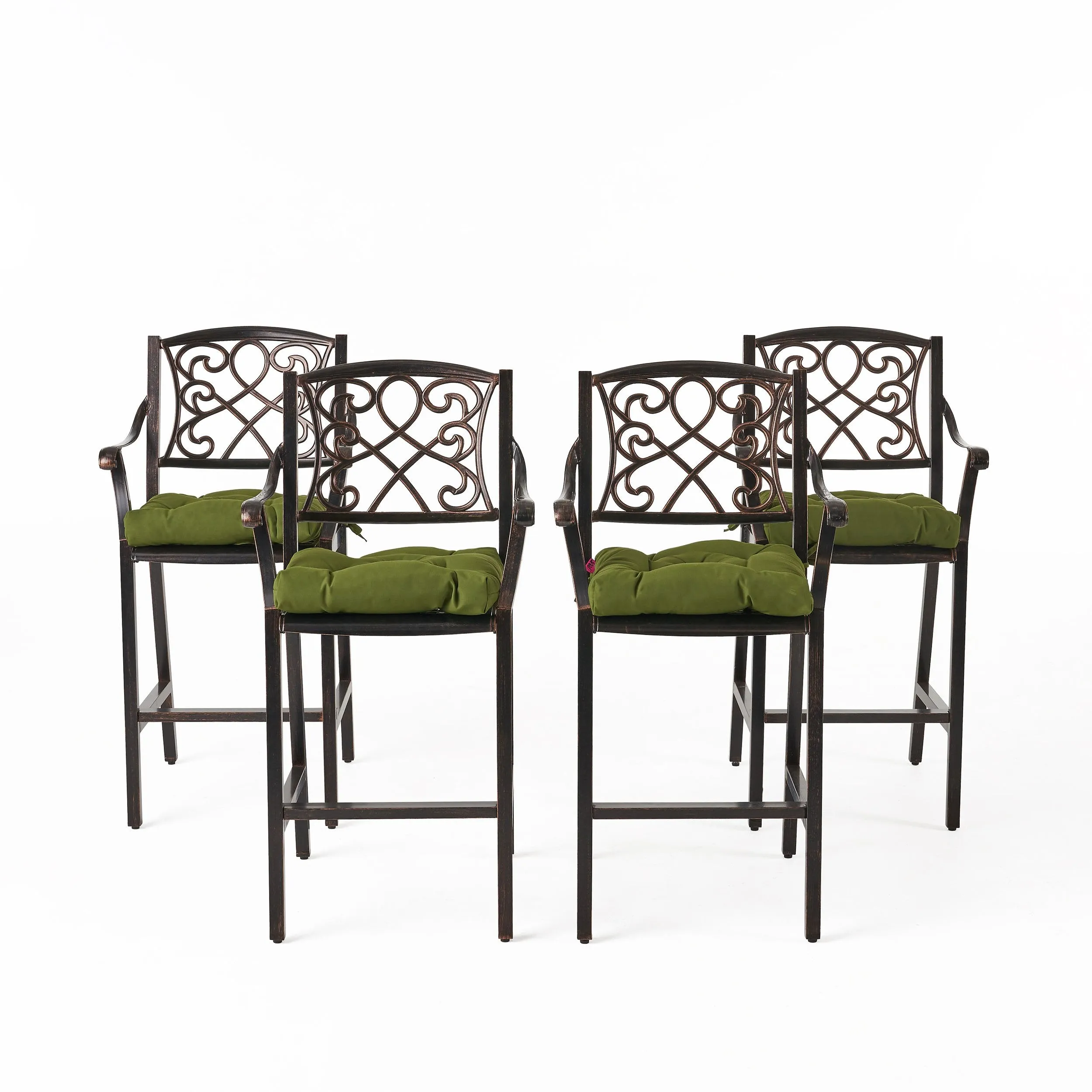 Outdoor Barstool with Cushion (Set of 4) - NH071013