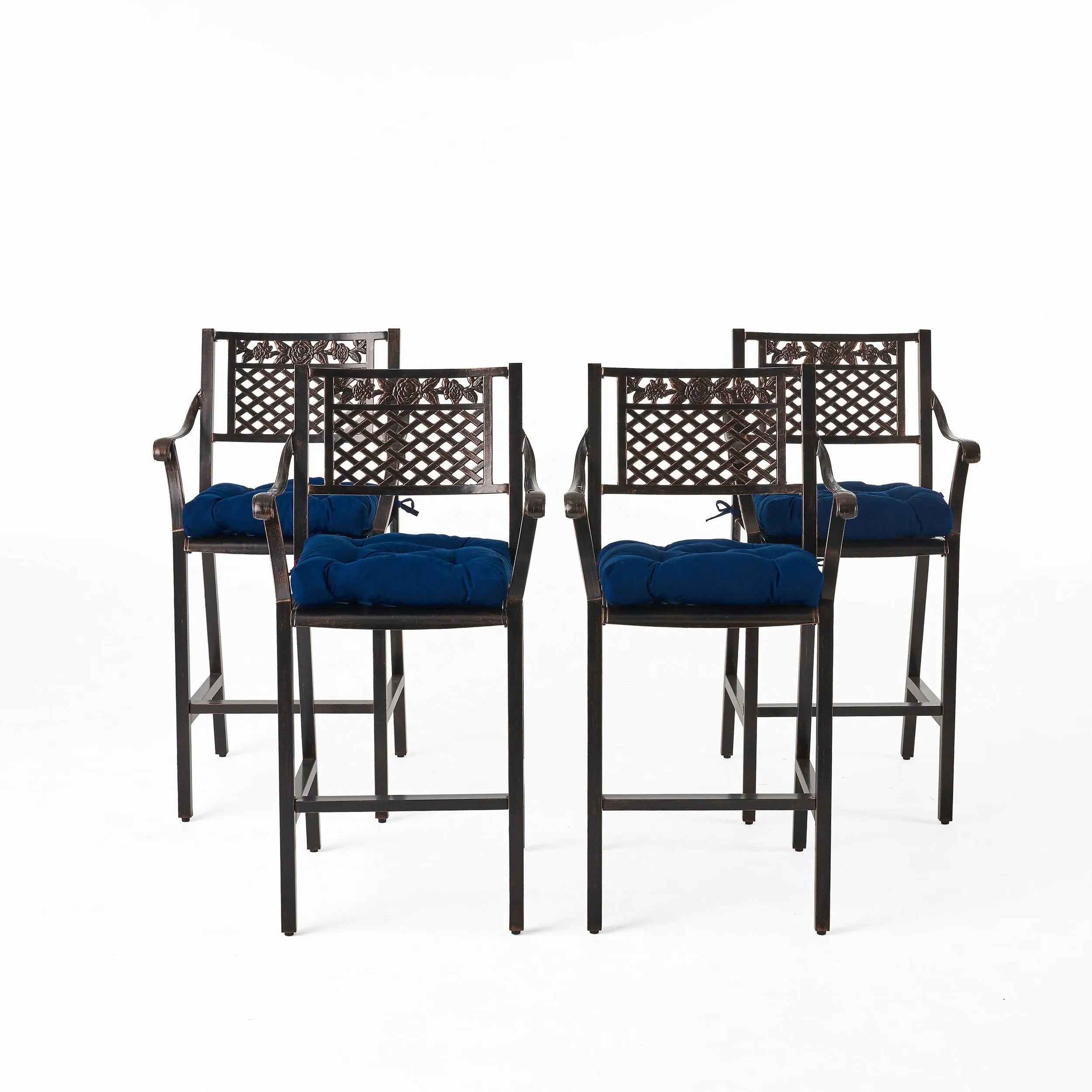 Outdoor Barstool with Cushion (Set of 4) - NH081013